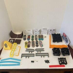 Tech Deck Lot. 11 Boards Lots Of Parts And 4 Instructions For Ramps And Stuff